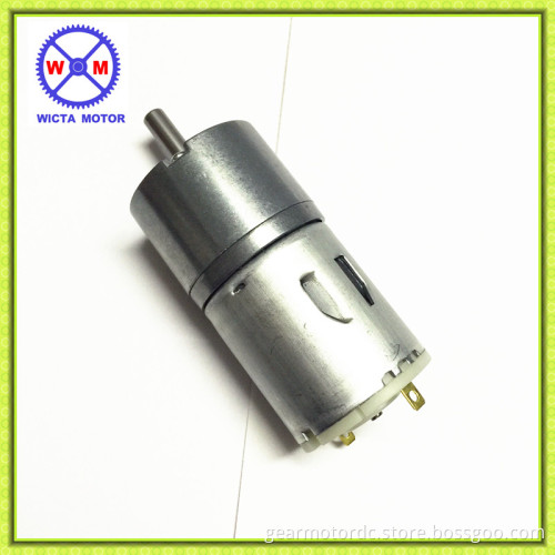 Reversible OD37mm gearbox 6mm diameter output shaft low noise 24v gearmotor